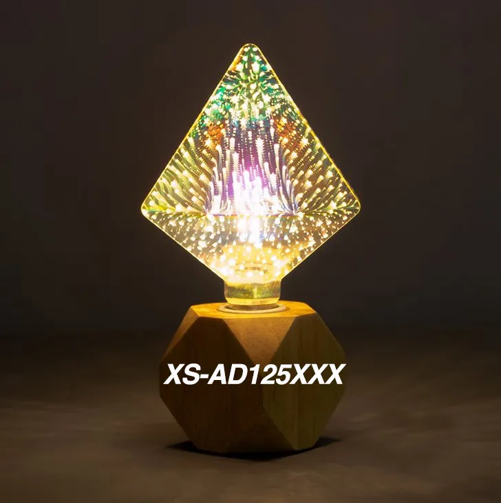 Rainbow Color-Changing Glass LED Bulb