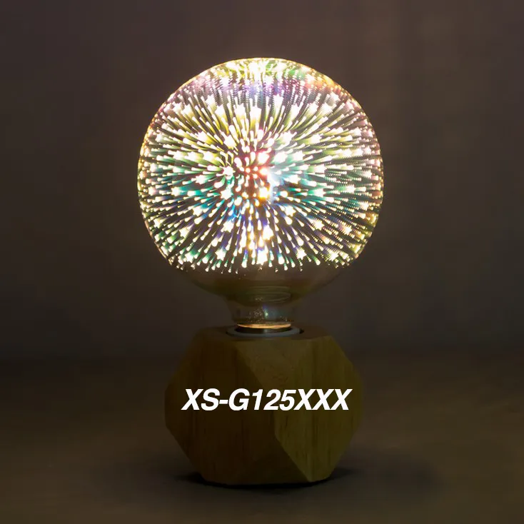 Rainbow Color-Changing Glass LED Bulb