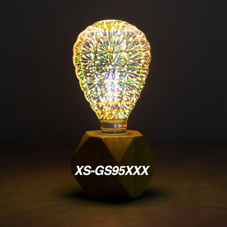 Rainbow Color-Changing Glass LED Bulb