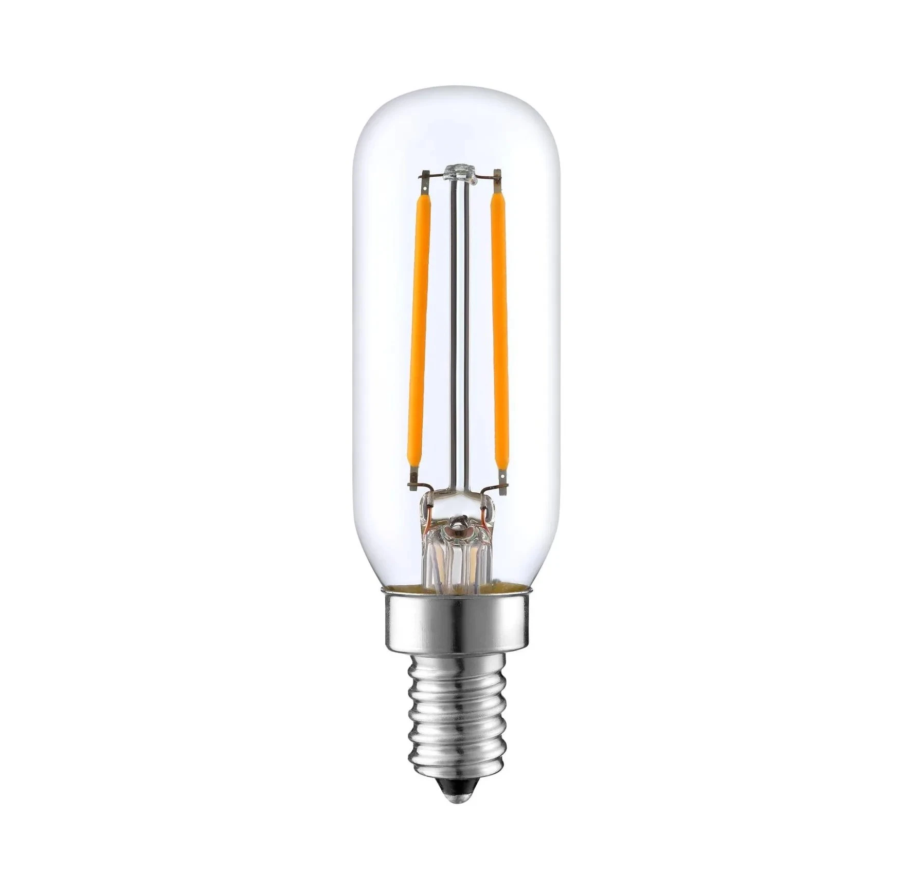 T-Series Vintage LED Filament Tube Bulb — 180–265V / 2W / E14 / 2700K